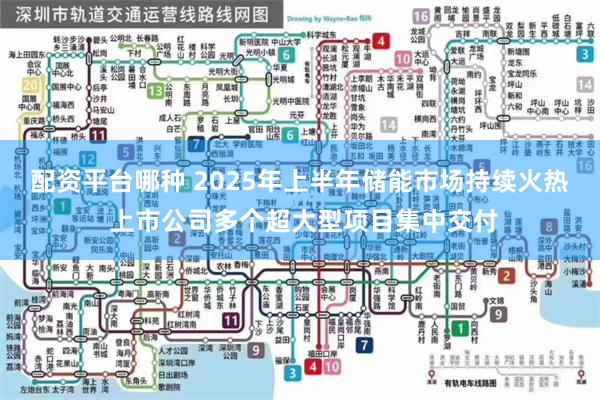 配资平台哪种 2025年上半年储能市场持续火热 上市公司多个超大型项目集中交付